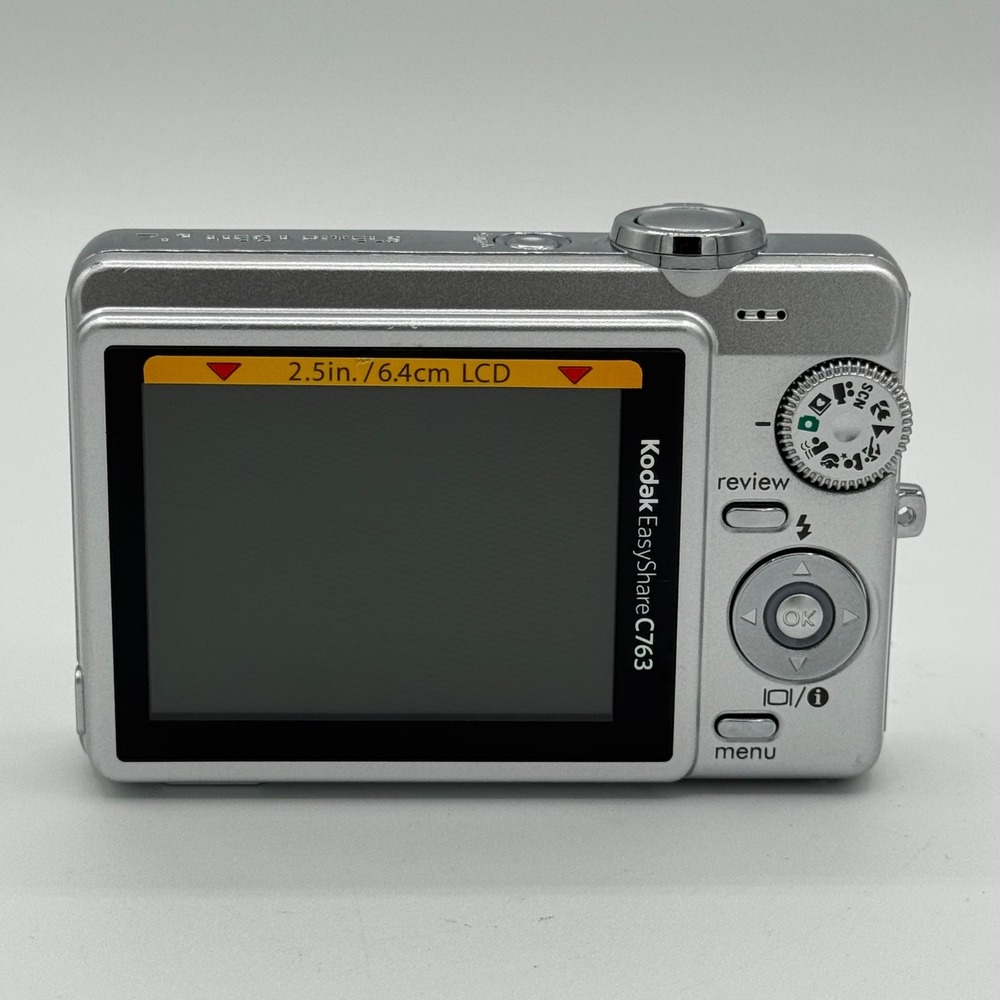 Kodak EasyShare C763 Silver 7.1MP Digital Camera 3x Optical Zoom Vintage Y2K - Picture 2 of 7